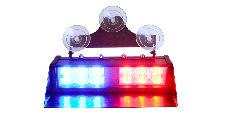 LED Suction Cup LED Warning Dash Light Deck Light Strob Light (LTDG81W)