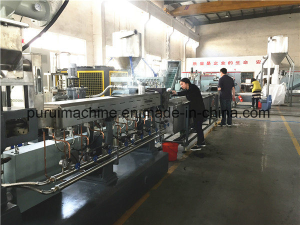 Counter Parallel Twin Screw Extruder for PC Pelletizing (TSSK65)