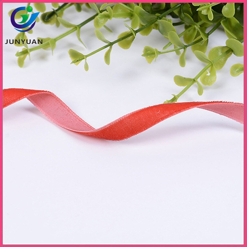 High Quality Kinds of Wide Velvet Ribbon with Solid Color