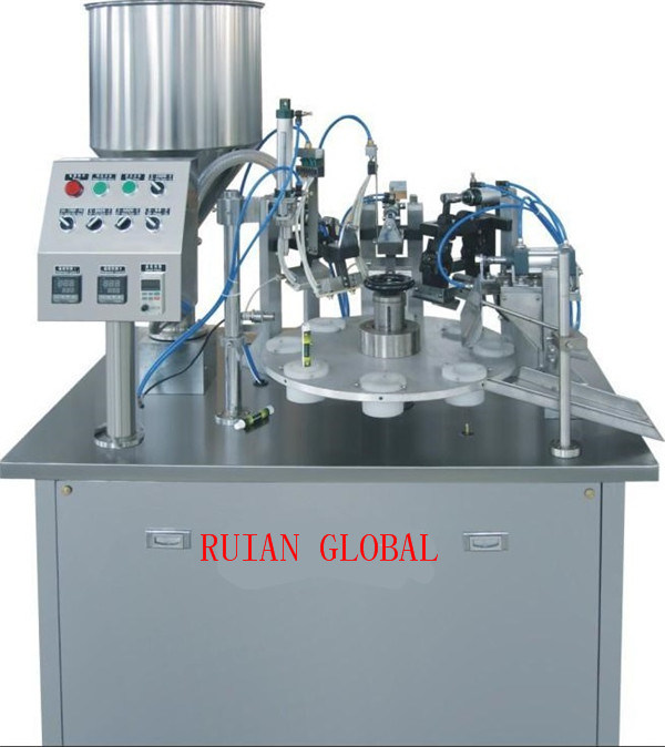 Semi Tube Fill and Seal Machine for Plastic or Aluminum Tube