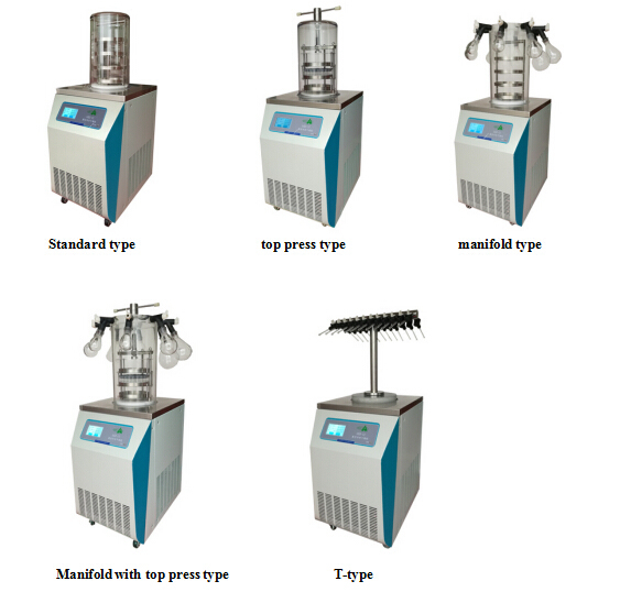 High Quality Vacuum Freezing Dryer with Shelf Heating for Lab Use