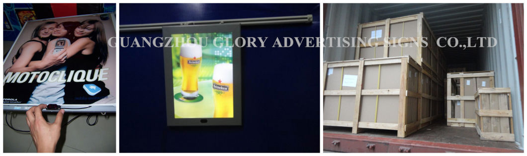 Bathroom LED Sensor Mirror/Motion Sensor LED Advertising Magic Mirror