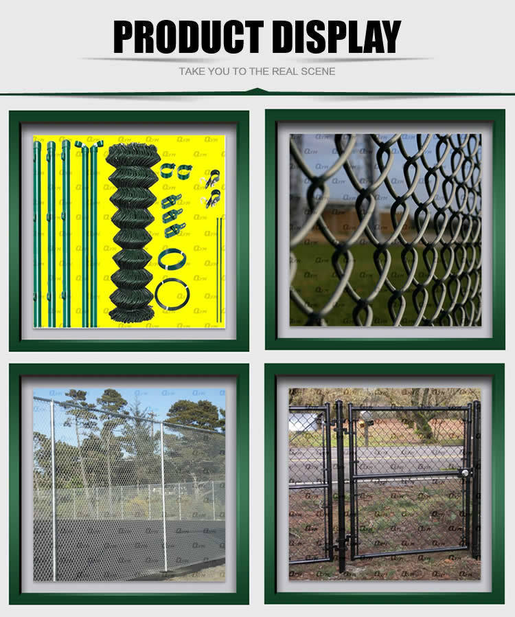 Chain Link Fence for Sports Baseball Garden Diamond Wire Mesh Fence