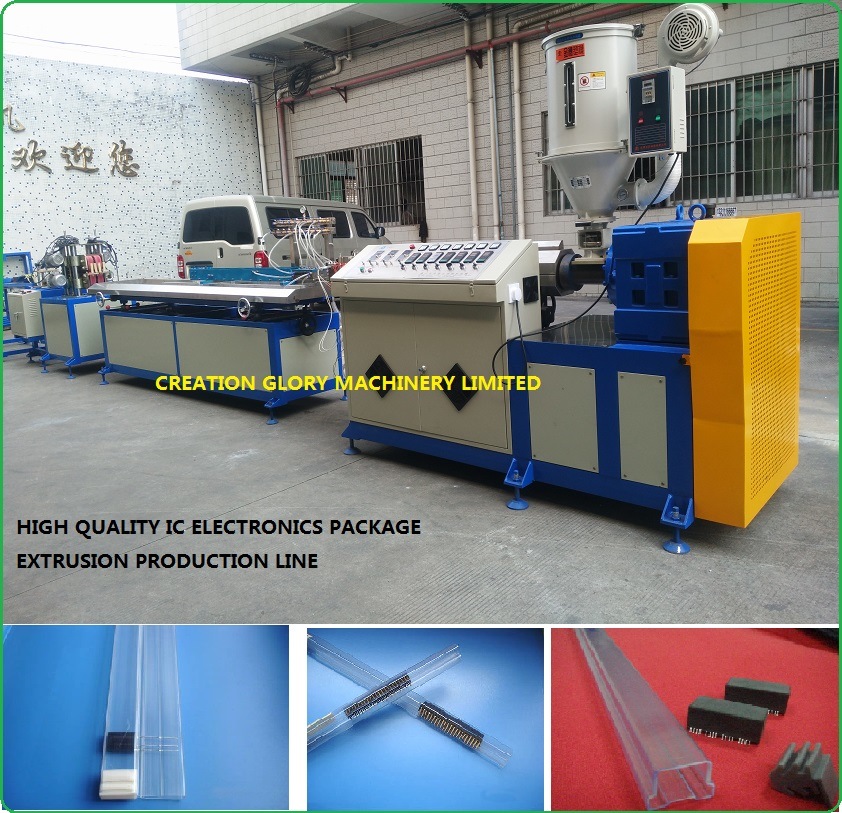 Plastic Extruding Machinery for Producing IC Electronics Package Tubing
