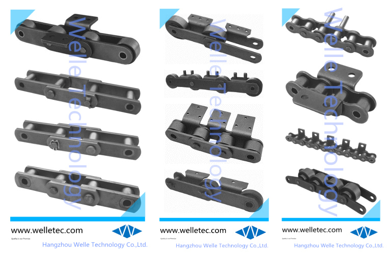 Nonstandard Oil Drive Chains, Transmission Chains, with Single Row or Double Row, Customized