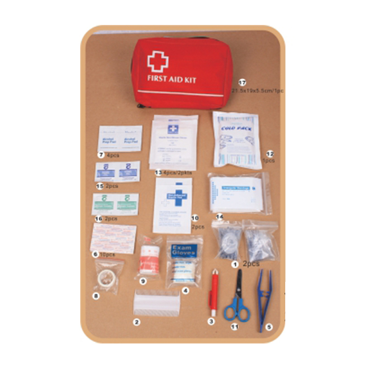 Medical Portable Emergency Blue Color Pet First Aid Kit