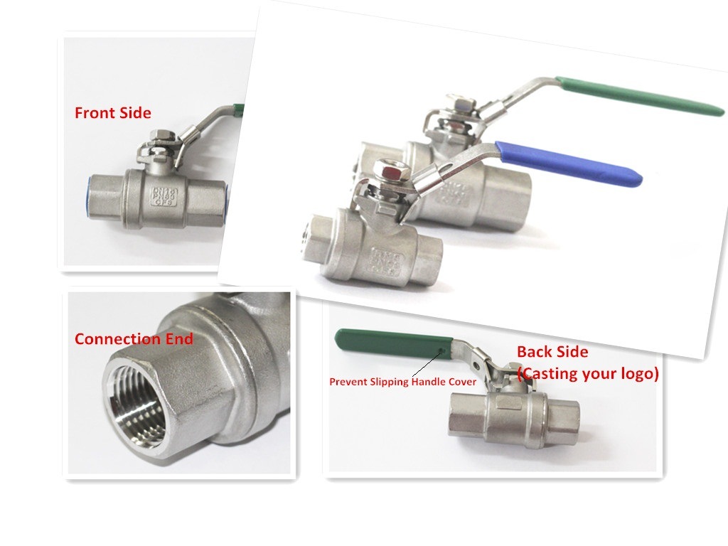 Stainless Steel 2PC Thread Ball Valve