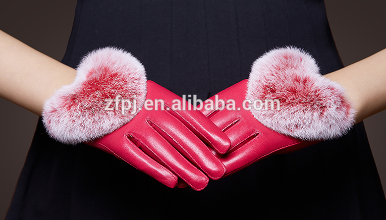 fur lined driving gloves