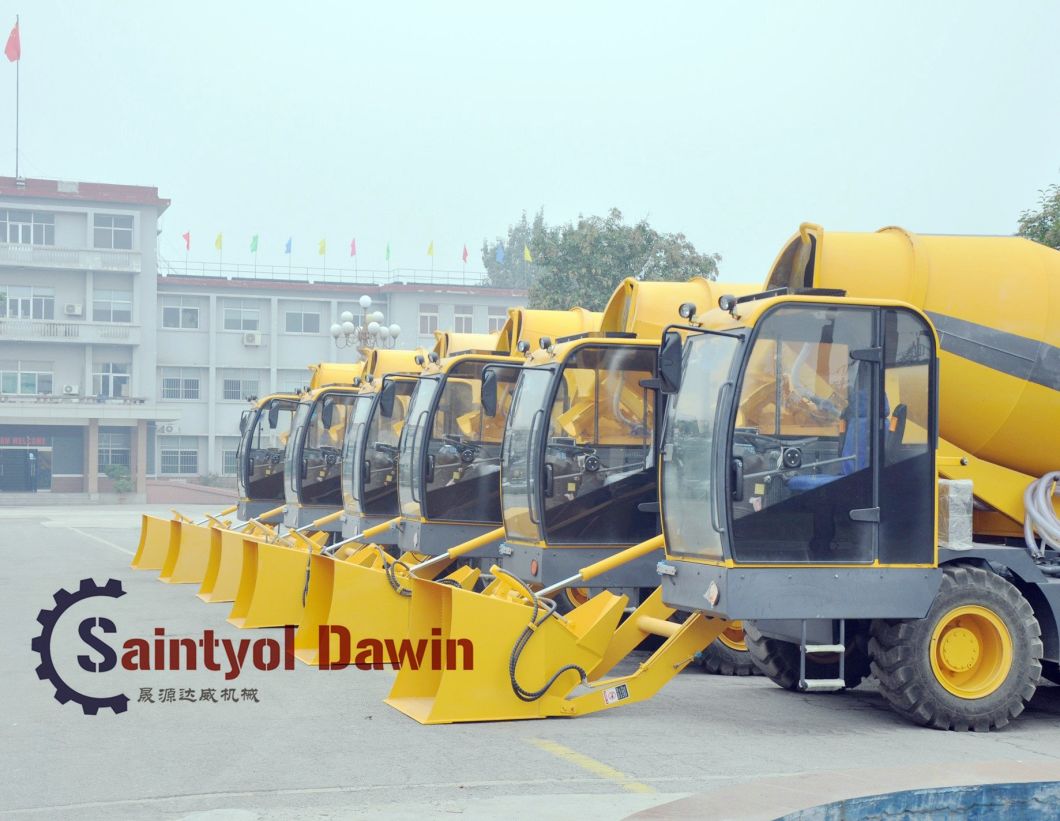 3.5 M3 Mobile Mini Self Loading Concrete Mixer Truck From Saintyol Dawin Machinery China