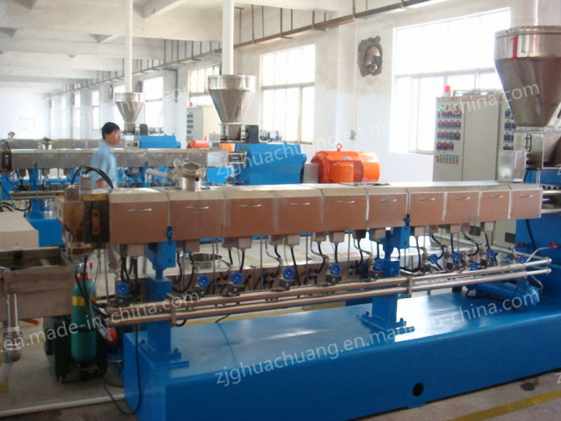 PA Flakes Granulator Parallel Twin Screw Extruder Machine