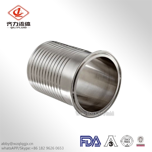 14mphr Sanitary Stainless Steel Hose Adapter