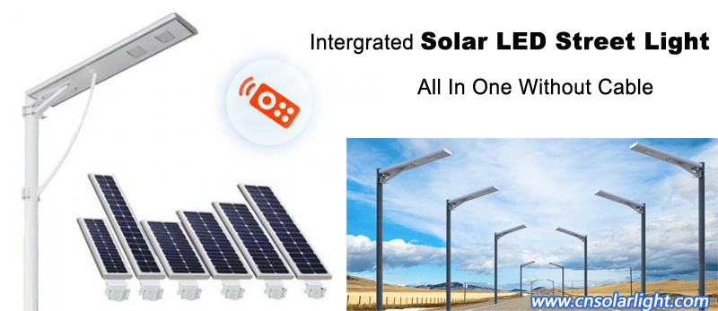 CREE Chip 8W-120W All in One Integrated Solar Street Light