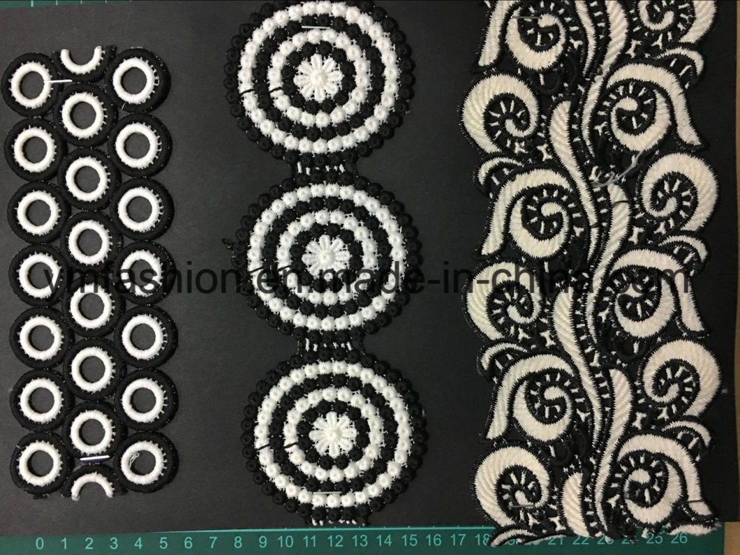 Embroidery Chemical Lace Fabric for Garment Accessory YM-8