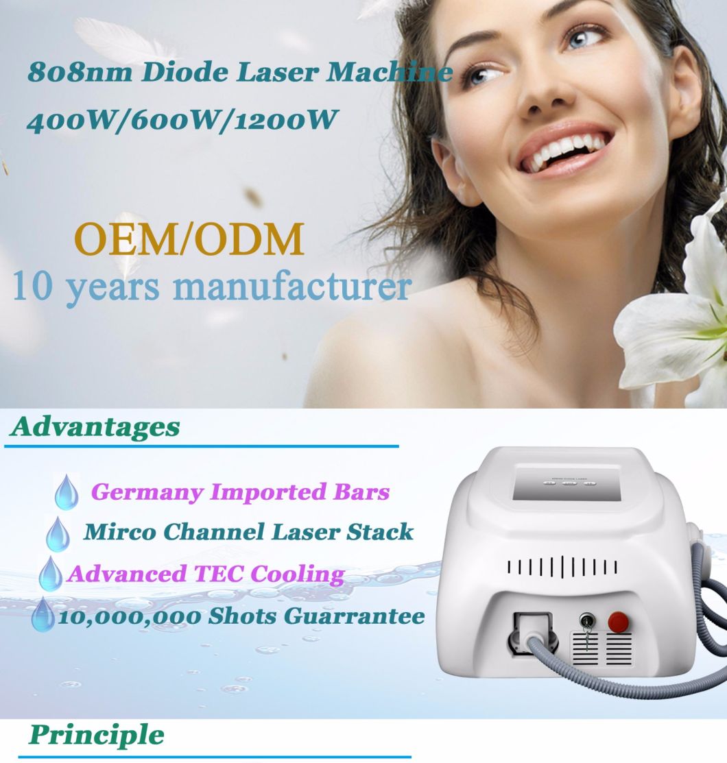 Portable Permanent Hair Removal 808nm Diode Laser