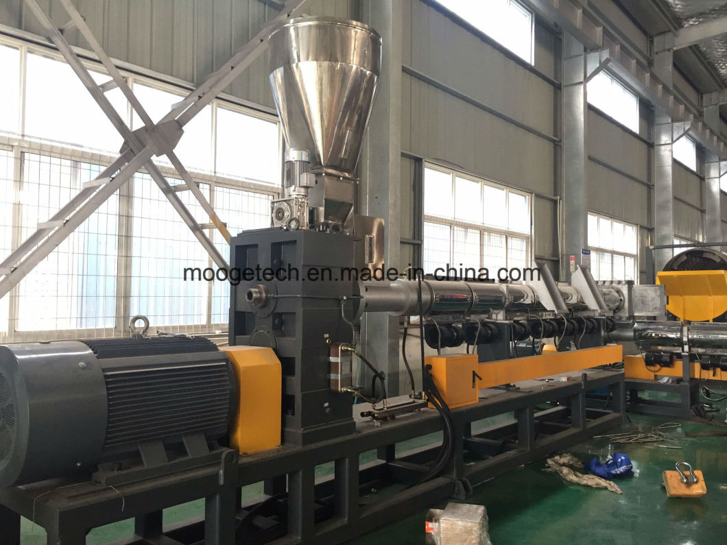 Double stage Single screw Waste Plastic HDPE PP LDPE granulation machine