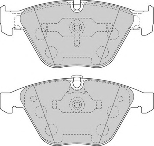 High Performance Brake Pad for BMW D918 34116764540 Wva 23312