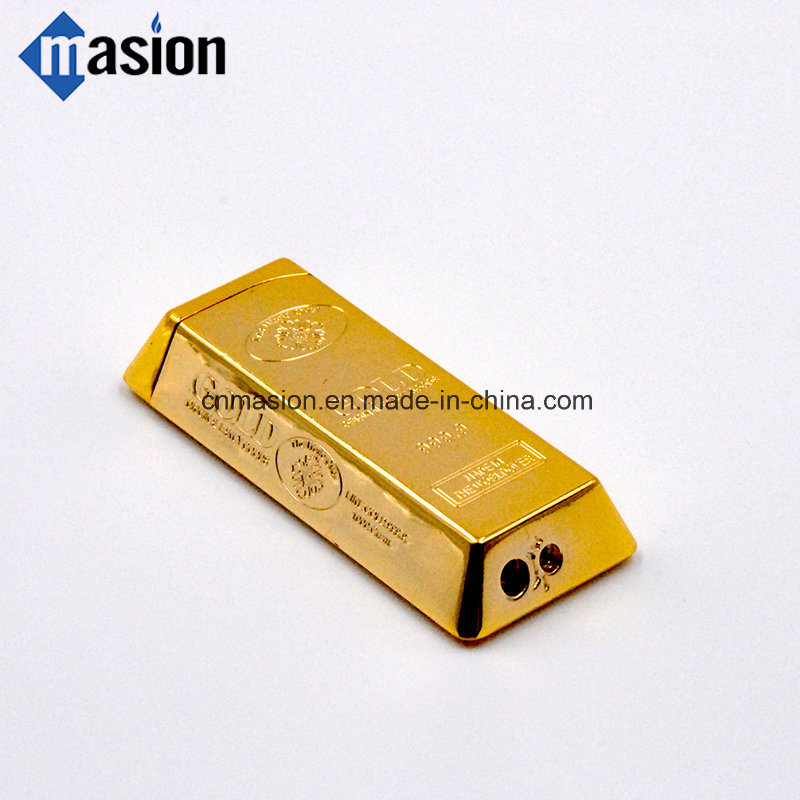 Gold Brick Shape Gas Cigarette Lighter (TL-4)