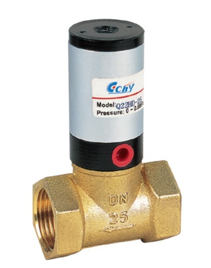 Q22HD-25 1 Inch Liquid Control Brass Solenoid Valve