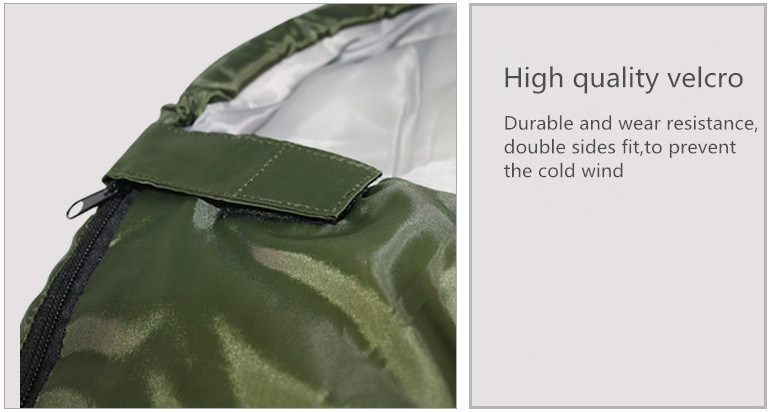 Outdoor Colorful Envelope Sleeping Bag for Camping