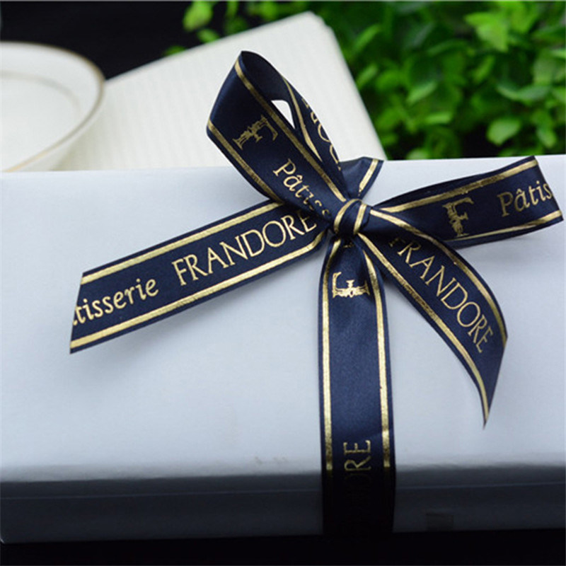 Â  Customized Satin Silk Pre-Tied Ribbon for Christmas Gift