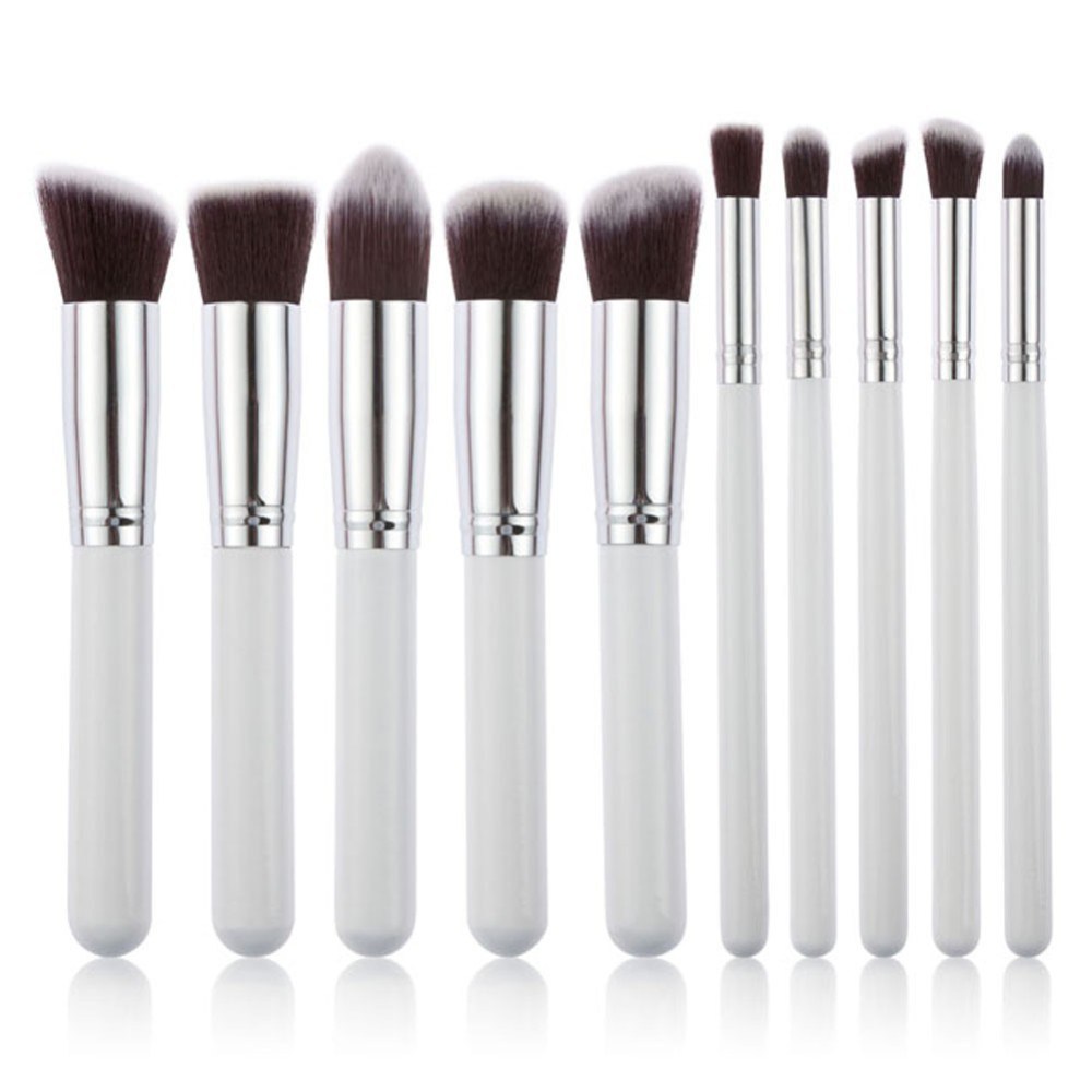 10PCS/Set Silicone Makeup Brush Professional Facial Mask Foundation Cream