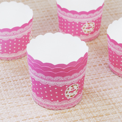Custom Food Grade Paper Cake Cup with Printing