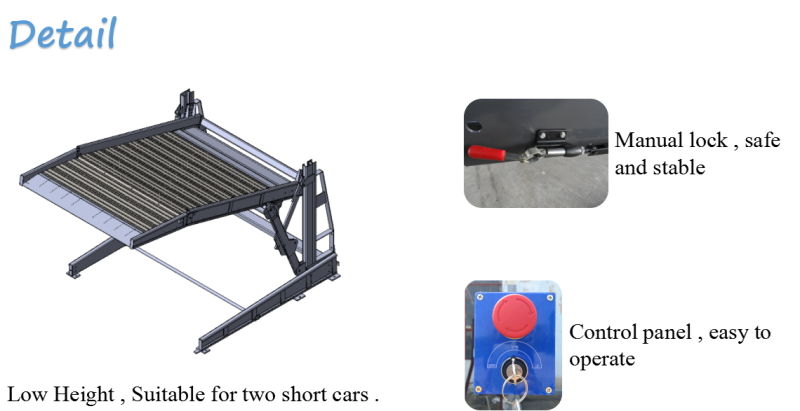 Scientific and Economical Sloping Hydraulic Parking Equipment