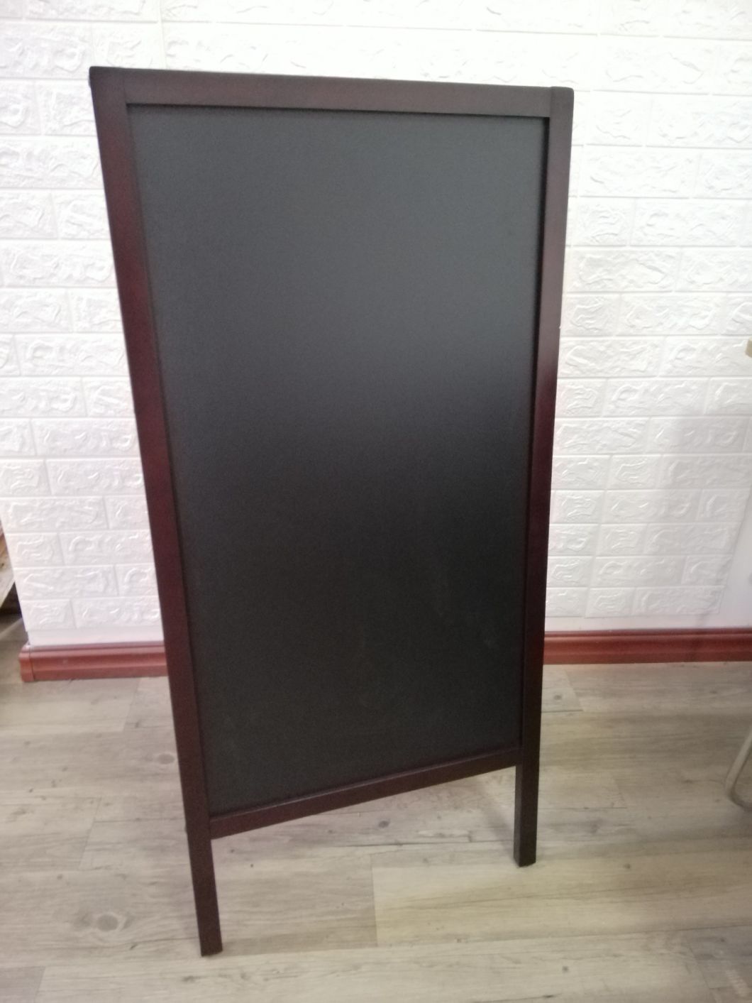 Painted Wooden Frame Color Double Sides a Stanboard Chalkboard Outdoor Blackboard Easel