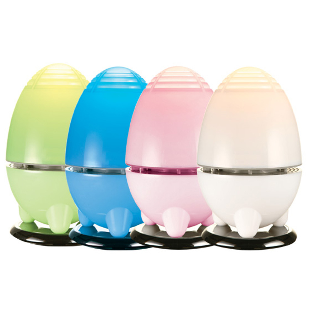 Green Healthy Egg-Shaped Personal Household LED Air Filter