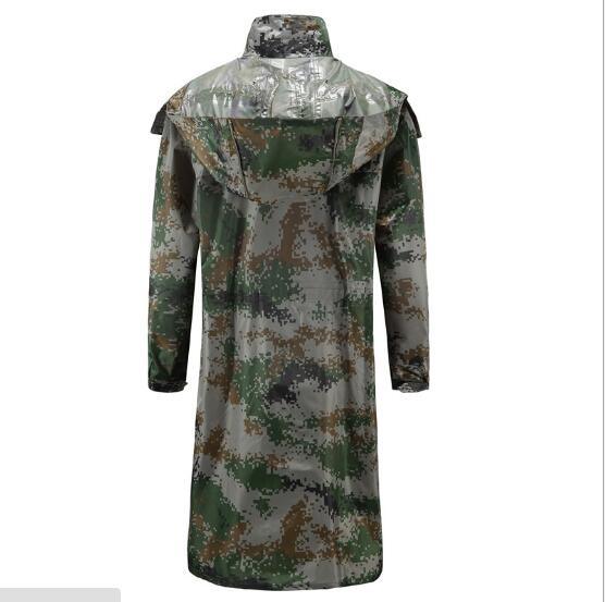 100% Polyester Camouflage Raincoat
