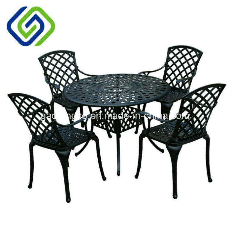 New Design Cast Aluminum Brown Outdoor Bistro Bar Set