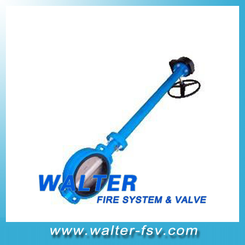 Extension Spindle Wafer Butterfly Valve