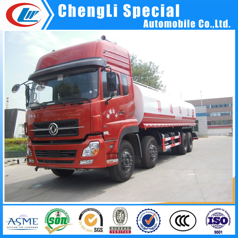 Dongfeng 8X4 28tons Drinking Water Transfer Mulifunction Water Tanker Truck for Sanitation