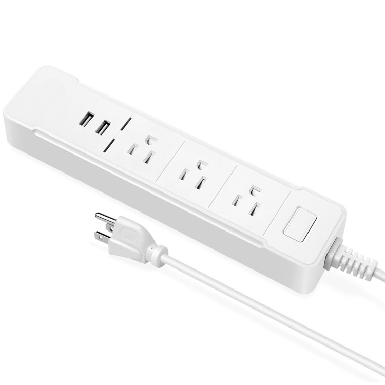 WiFi Smart Power Strip Surge Protector Plus 3 Outlet 2 USB Ports Charging Station, Works with Amazon Alexa
