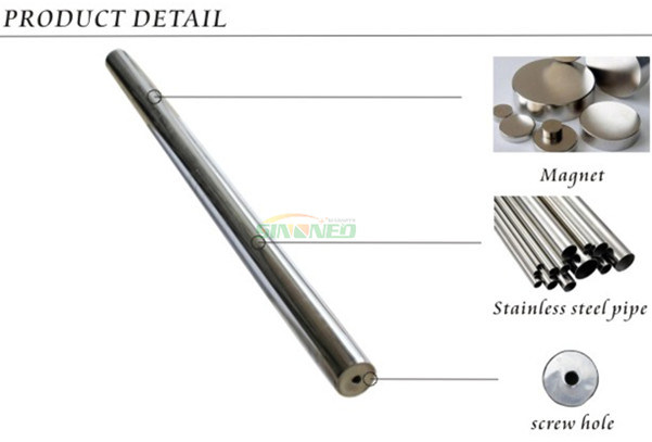 12000 GS Magnetic Rods, Strong Magnetic Bar, Magnetic Filter Tube