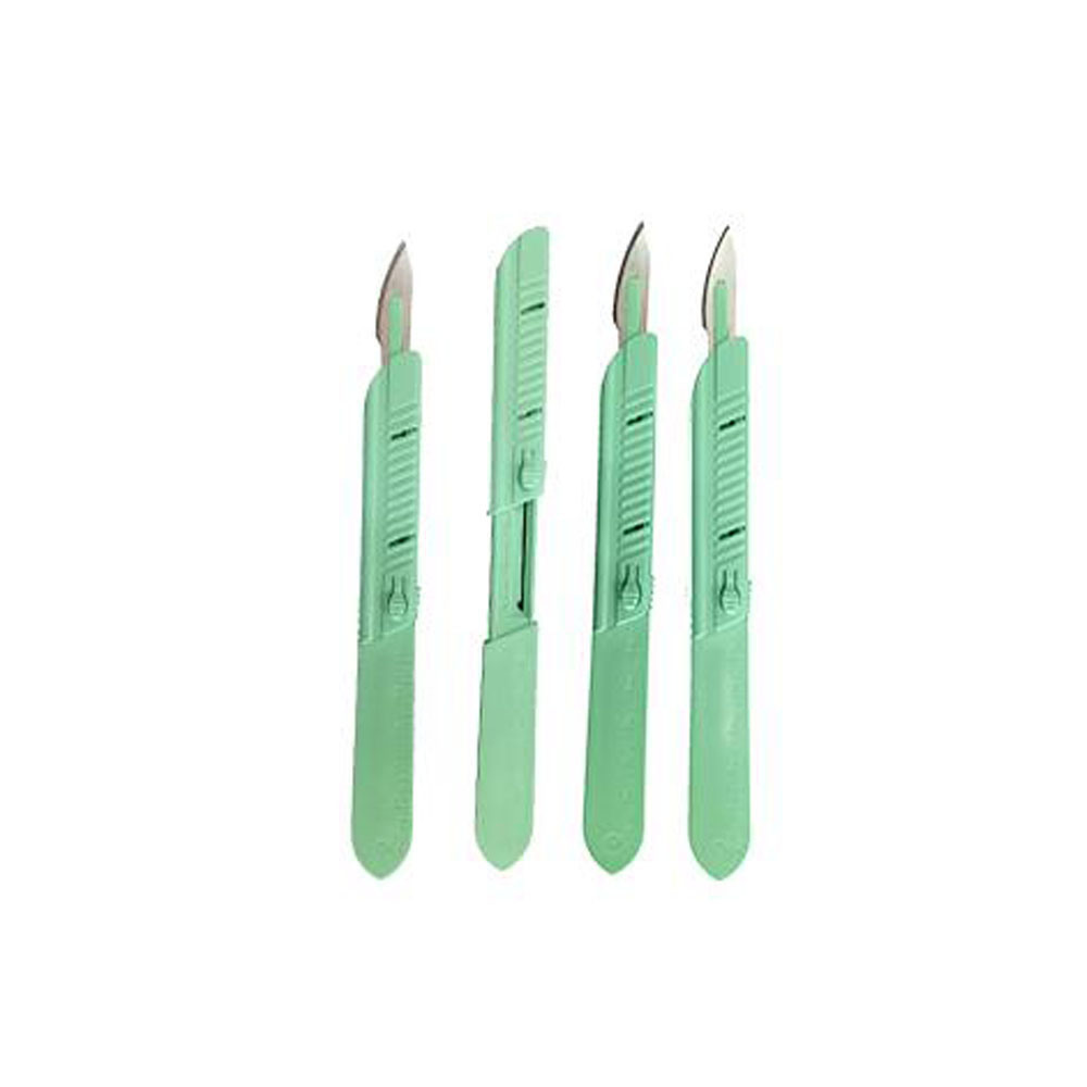 Disposable Carbon Steel Surgical Blade with Handle