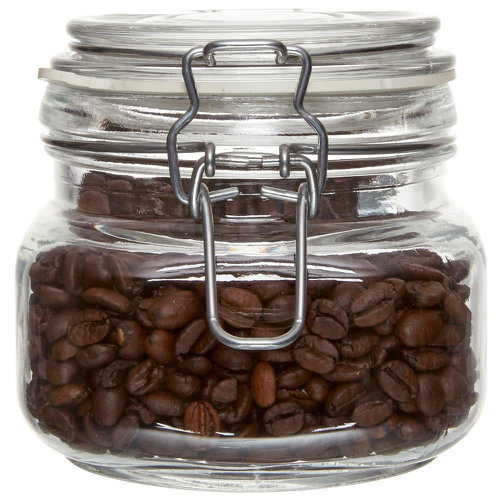 Food Storage Glass Jar with Gasket and Metal Clip