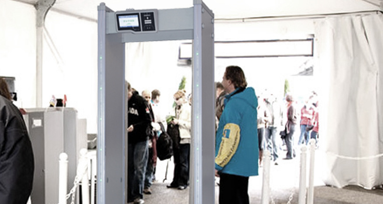 Multi-Zone Walk Through Metal Detector with Touch Screen Display