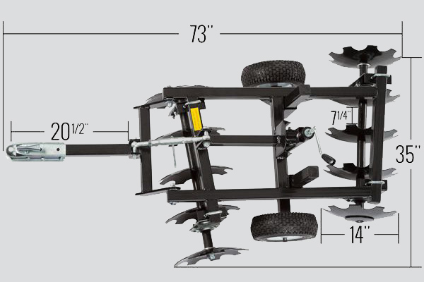 Tow-Behind ATV Disc Harrow