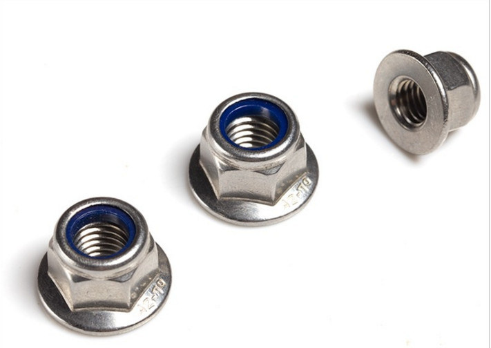 Stainless Steel Hex Flange Nylon Lock Nut