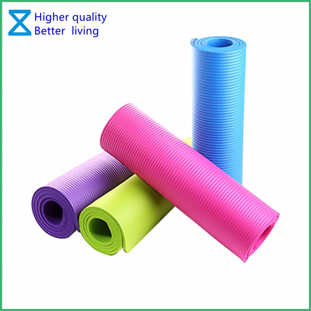 China High Quality Yoga Mat with Eco-Friendly TPE/NBR/EVA/Natural Rubber