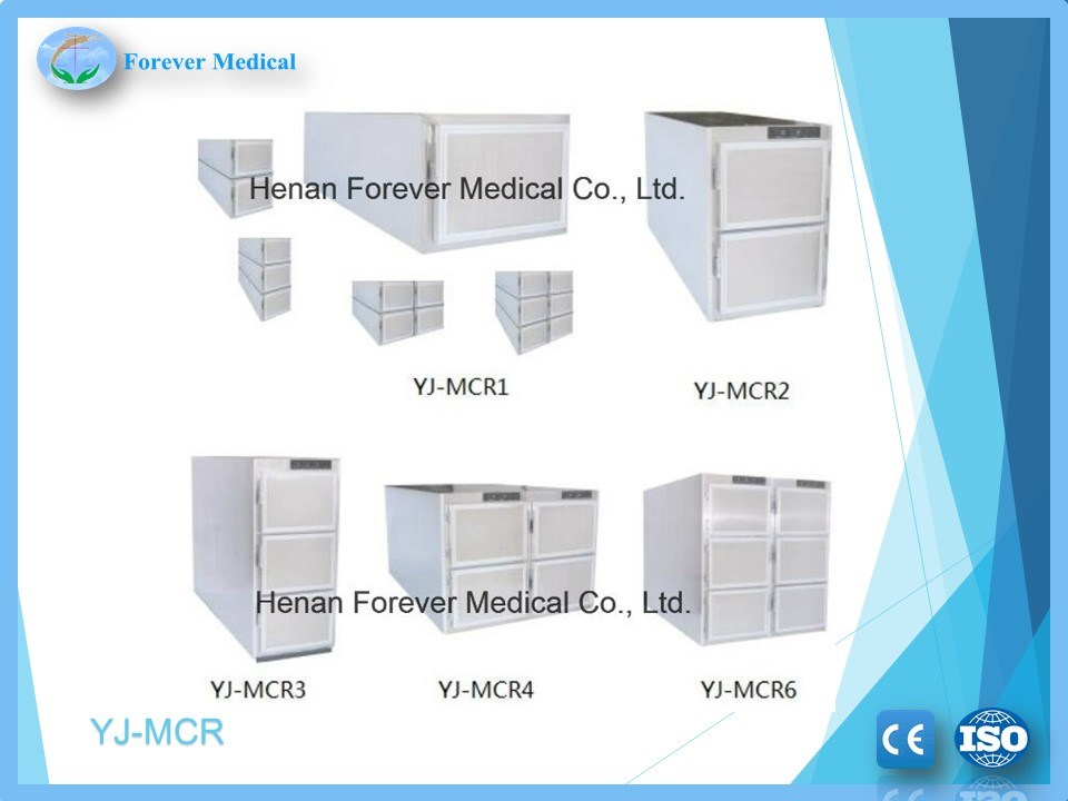 Medical Mortuary Refrigerator for 3 Bodies, Morgue Dead Body Freezer