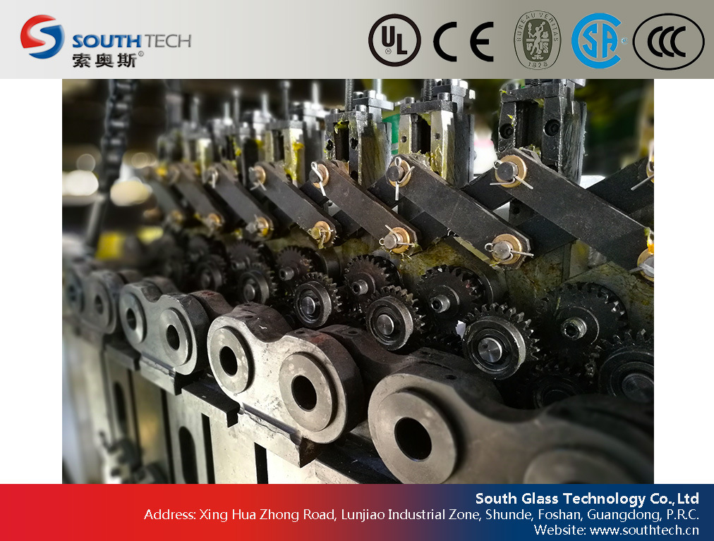 Southtech Glass Cross Bending Ceramic Roller Machine (HWG)