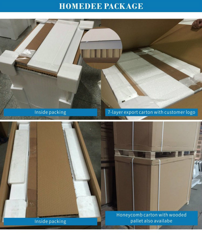 Household MDF Bathroom Furniture with Side Cabinet in Bathroom Vanity