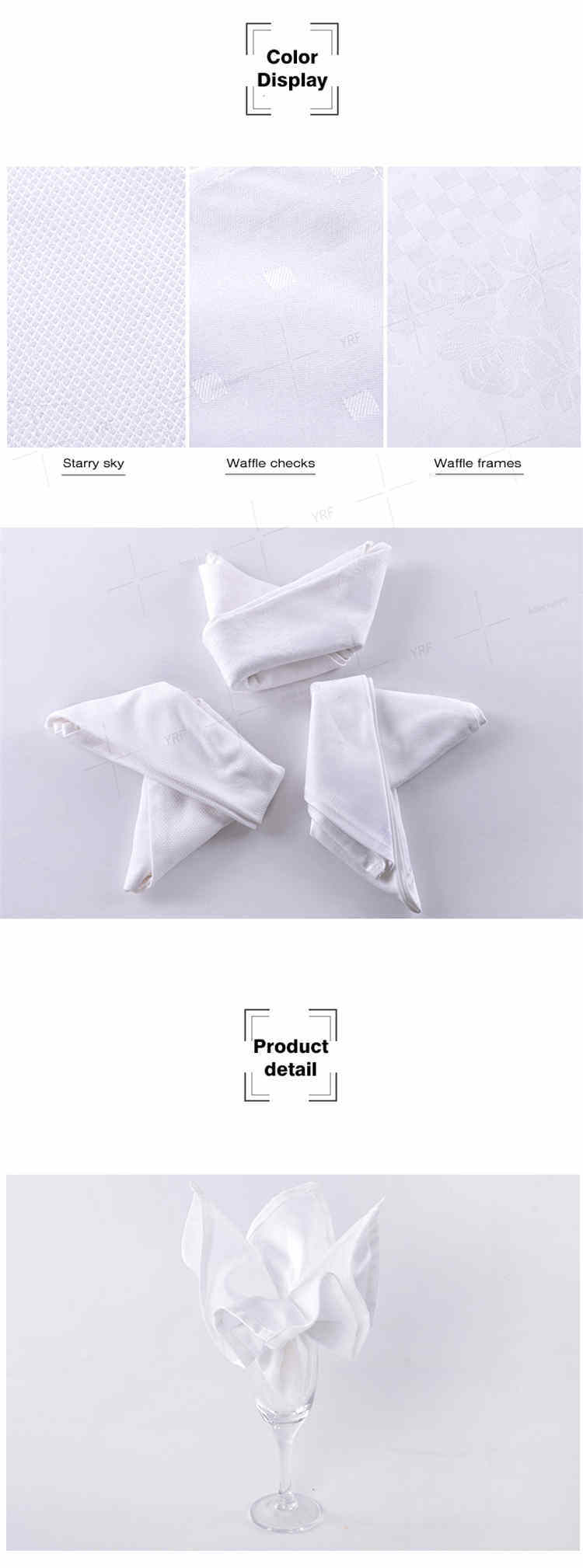 Factory Price Restaurant Wedding Cheap Price Organza Napkins