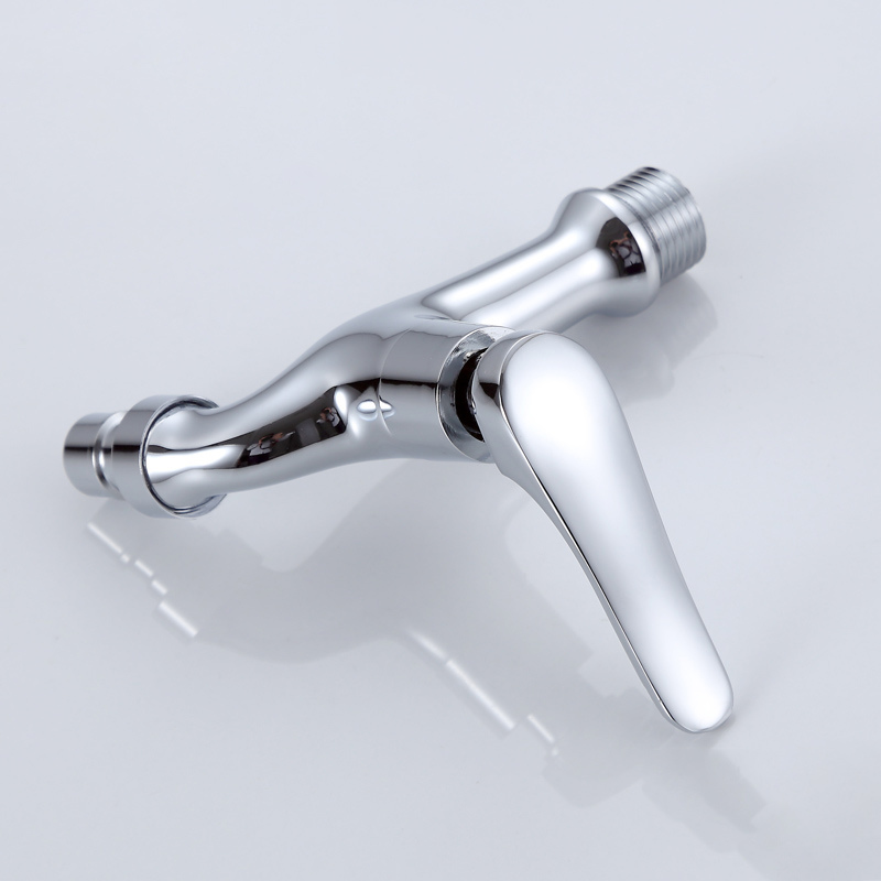 China Bathroom Fittings Best Price ABS Single Handle Chrome 3 Way/2 Way Zinc Alloy Polo Water Bibcock Taps