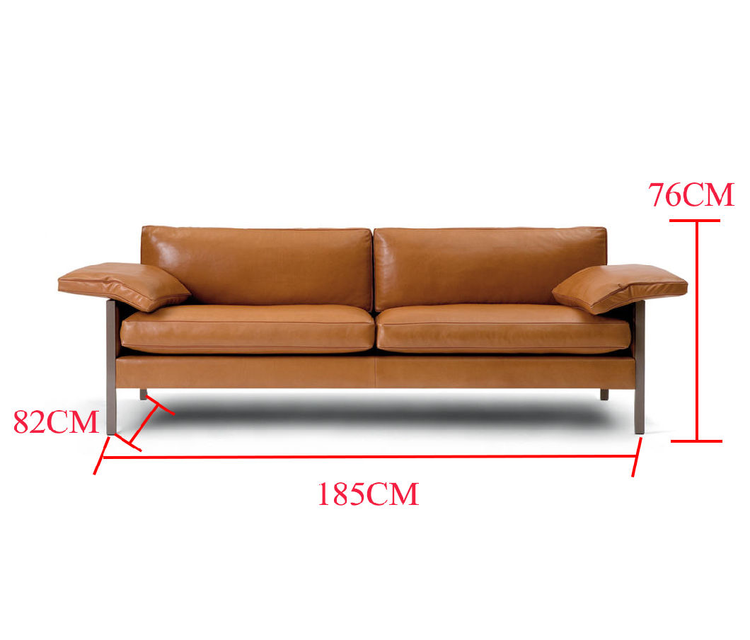 Hot Sale Leather Wooden Legs Director Office Sofa