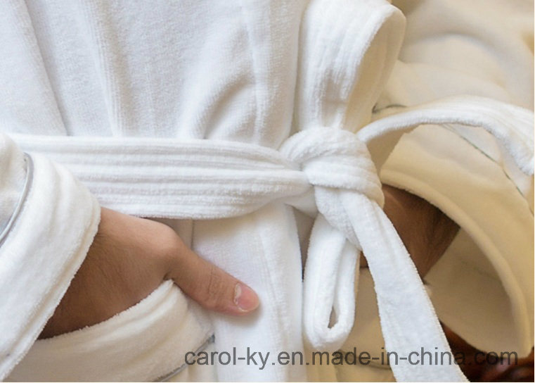 Cotton Velour Hotel Textile Hotel Bathrobe