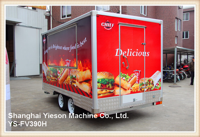 Ys-Fv390h High Quality Food Vans for Sale Catering Trailers for Sale