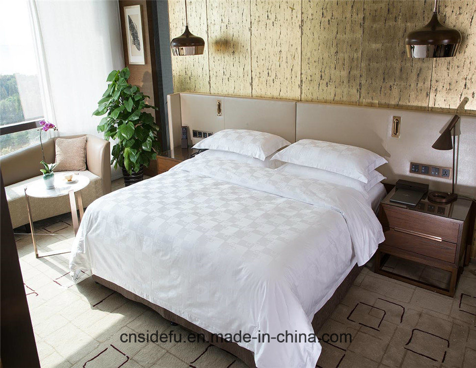 Hotel Jacquard Satin Super King Size Bed Sheets